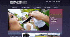Desktop Screenshot of breakaway-tours.com